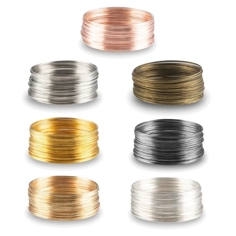 Metal Memory Steel Wire Roll – DIY Jewelry Making Wire for Bracelets, Earrings, Bangles & Necklaces